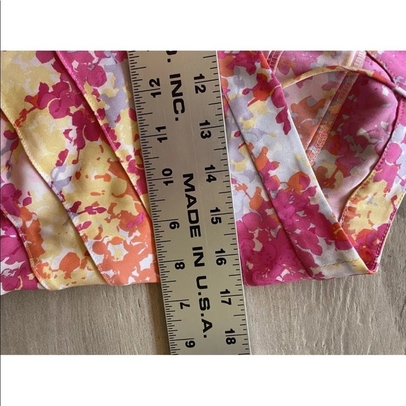 Diane Von Furstenberg Pink and Yellow Floral Mini Dress - Picture 5 of 5